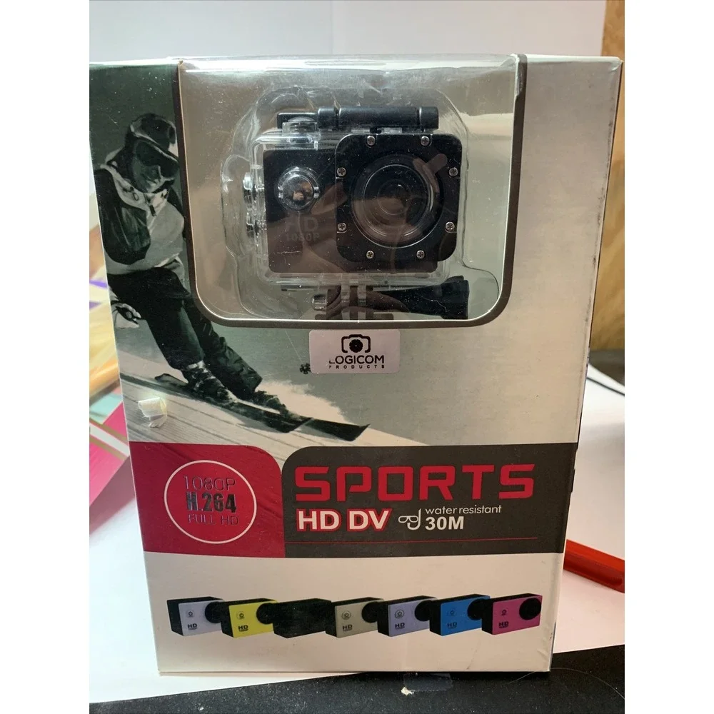 sports 1080p cam logicom Full HD Water Resistance 30m